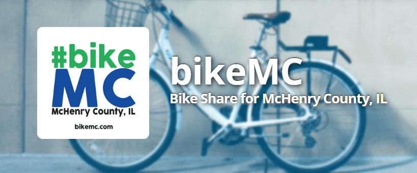 Logo for McHenry County Bikeshare Program