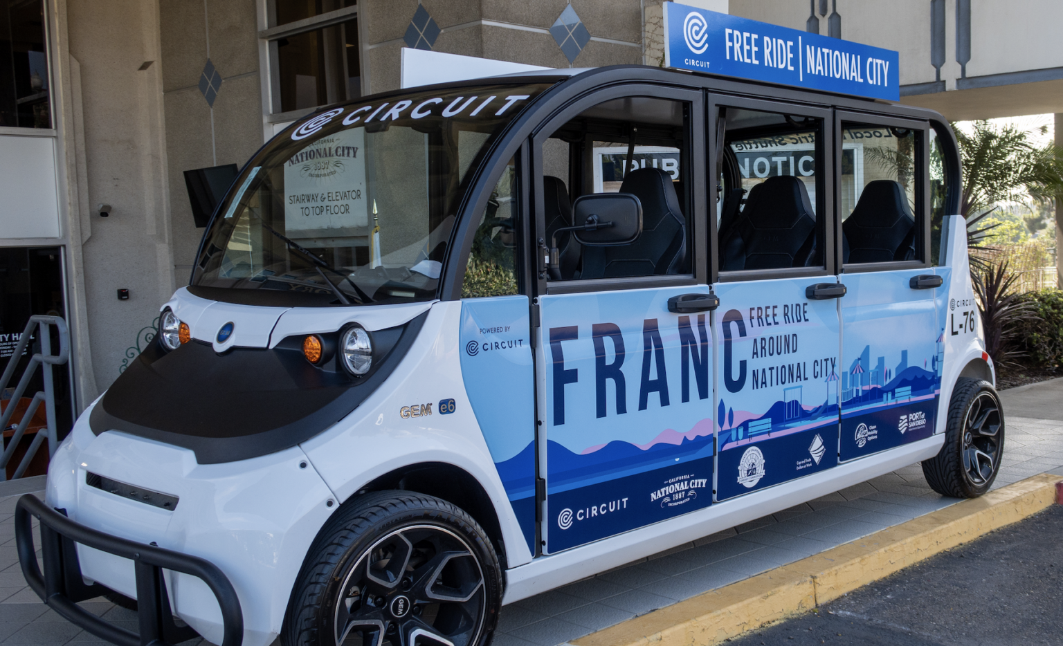 Free Ride Around National City (FRANC): Zero-emission Shuttle Program ...