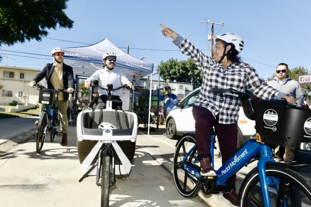 Image of people using Good2Go bicycles
