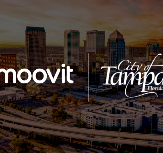 Image representing partnership between Moovit and City of Tampa