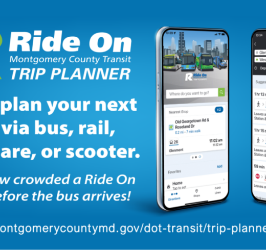 Promotional image for Ride On Trip Planner application