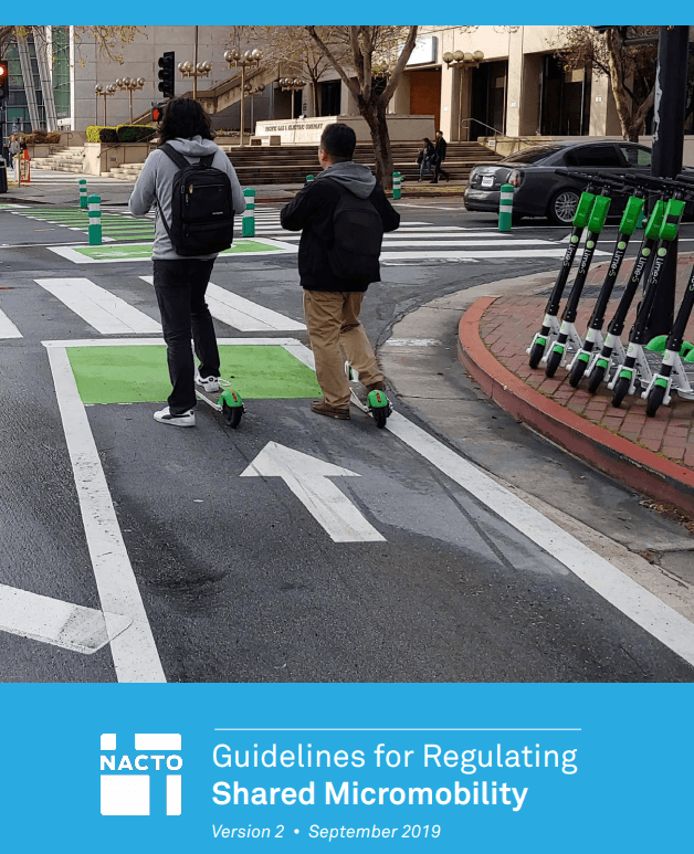 NACTO Report Cover Regulating Shared Micromobility