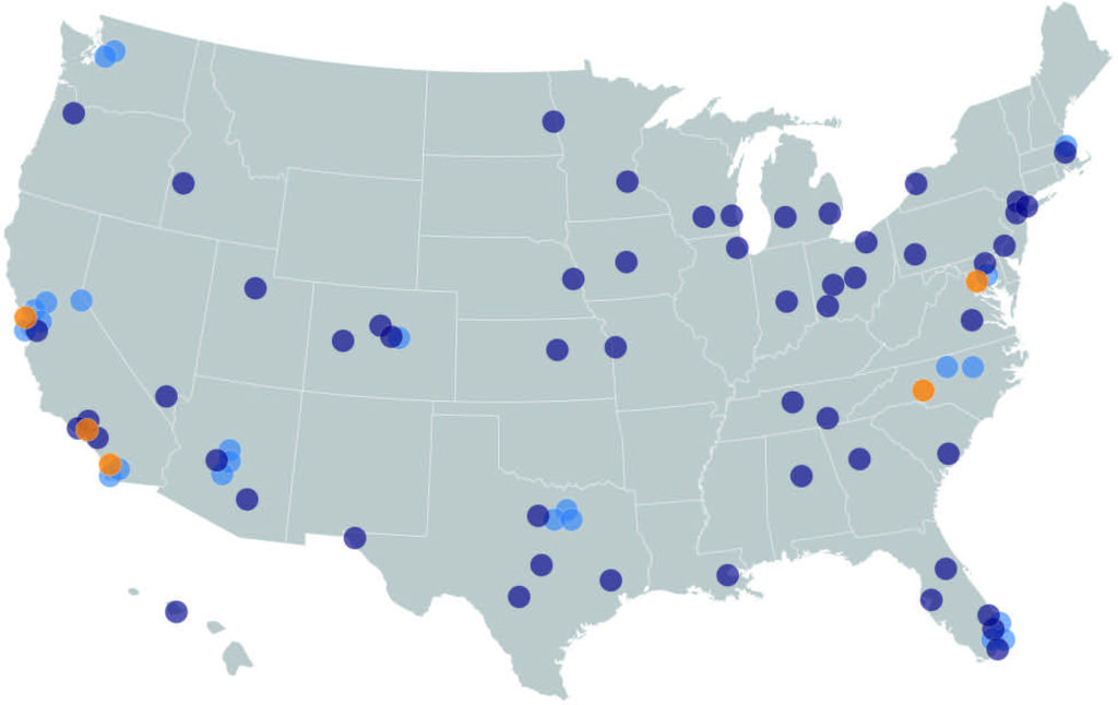 NACTO Bikeshare Systems, 2017