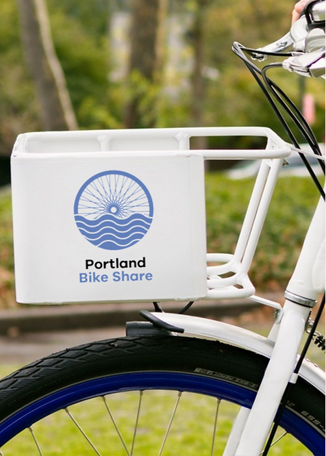 Image of a Portland Bike Share bicycle