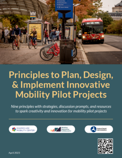 Cover of the Mobility Innovation Guidebook