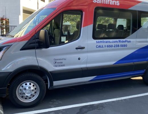 Image of SamTrans Ride Plus van