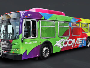 Photo of The COMET bus