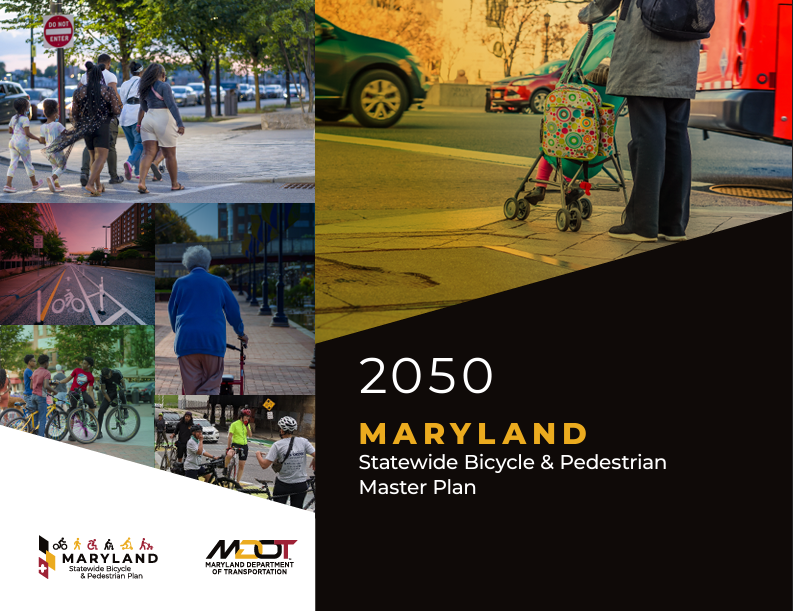 Cover page of the Maryland statewide bicycle and pedestrian plan