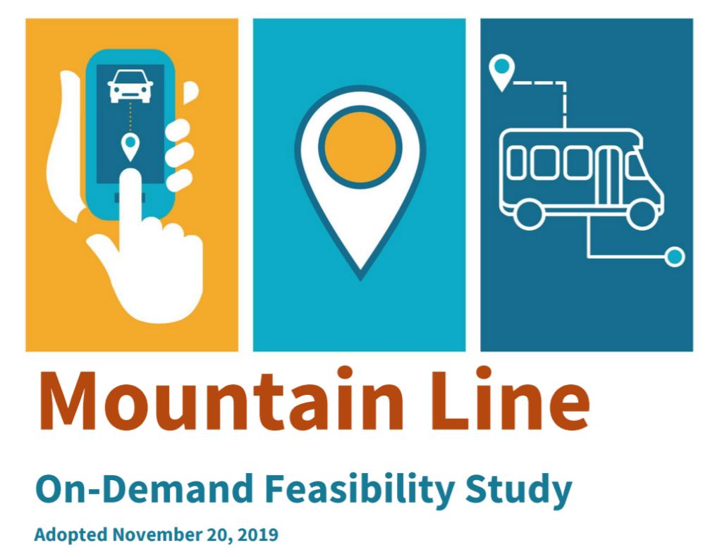 Cover of Mountain Line on-demand feasibility study