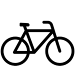 line drawing of a bicycle