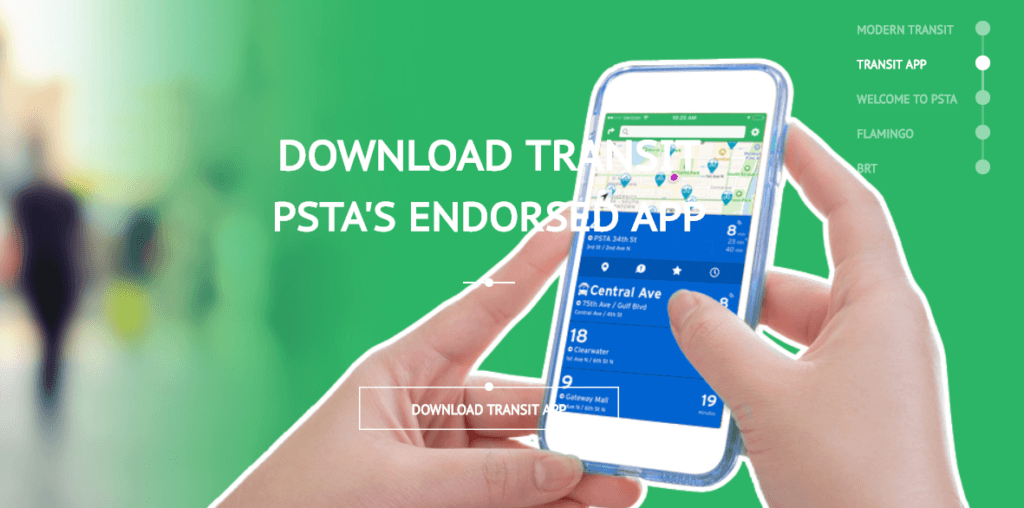 PSTA Transit app promo