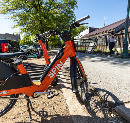 Image of Spin e-bikes in Fayetteville