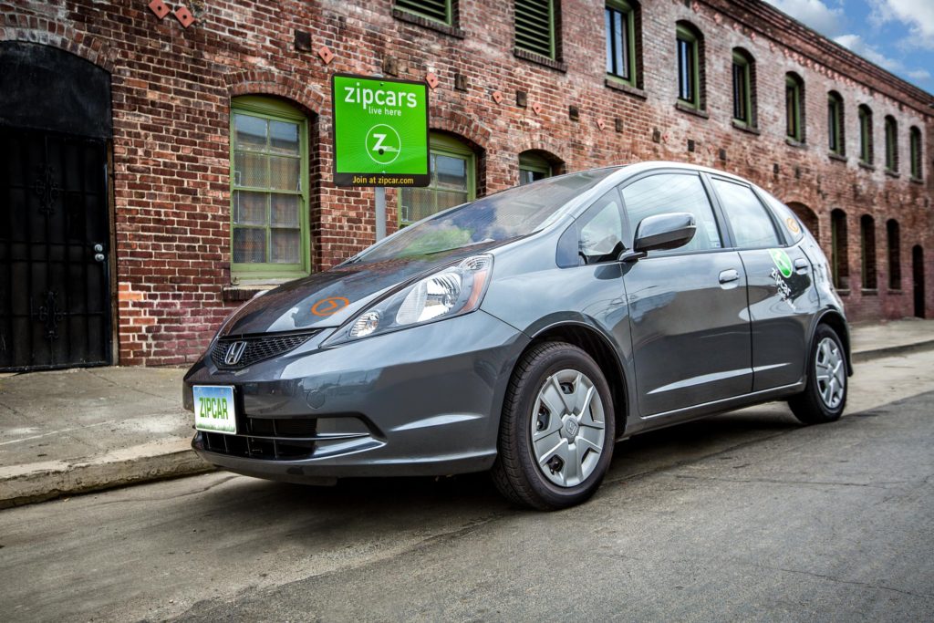 A Photo of a Zipcar car